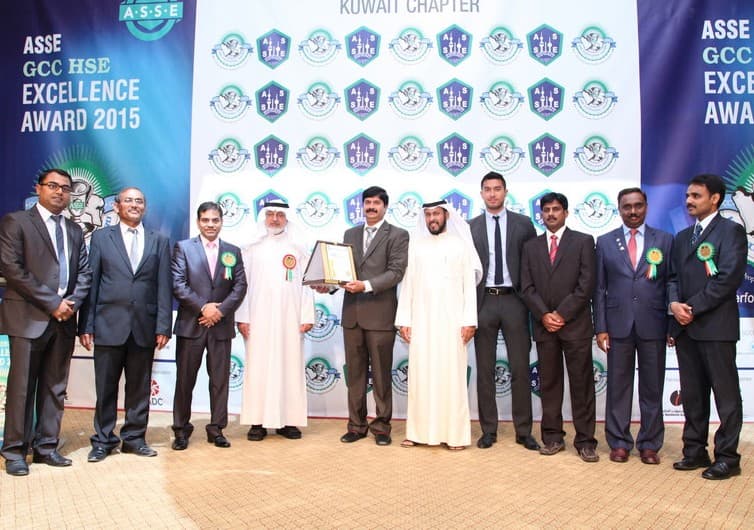 ASSE GGC HSE Excellence Award - 2015 - Gold in 2 categories